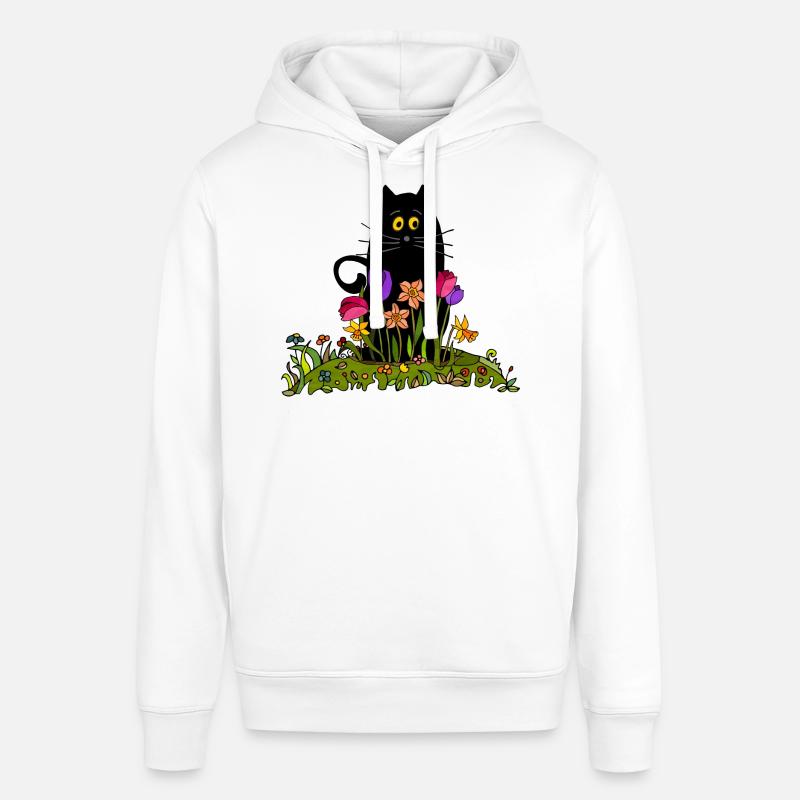 Chat - Sweat à capuche SOUNDER Stanley/Stella Unisexe - blanc