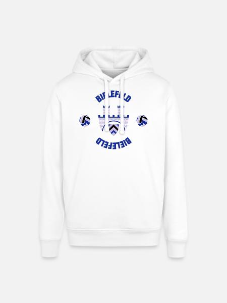 Bielefeld (ID: 001013) - Stanley/Stella Unisex Hoodie SOUNDER - Weiß