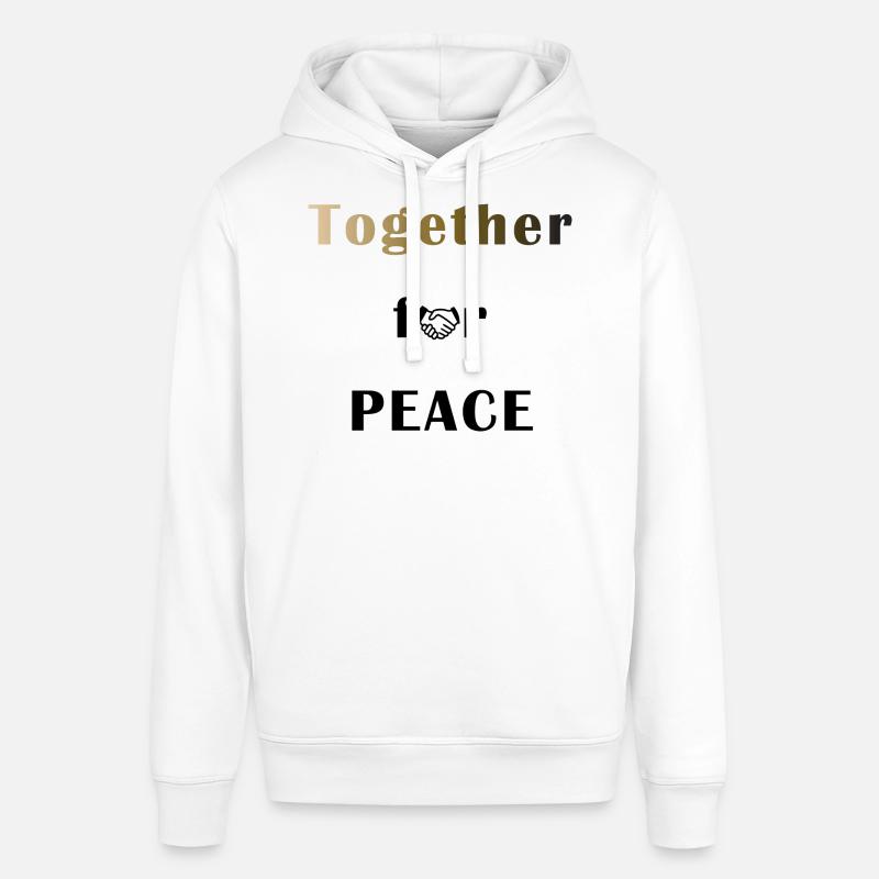 Ensemble pour la PAIX - Sweat à capuche SOUNDER Stanley/Stella Unisexe - blanc