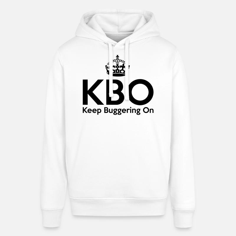 KBO - Keep Buggering on - Sweat à capuche SOUNDER Stanley/Stella Unisexe - blanc