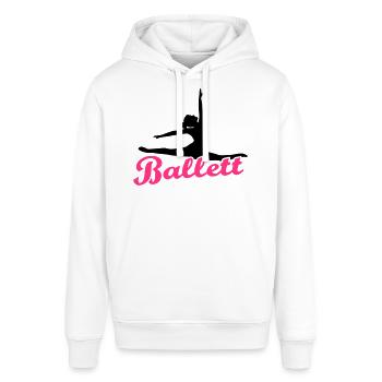 Ballett - Stanley/Stella Unisex Hoodie SOUNDER - Weiß - Vorne - Alina (178cm) & Michal (187cm)