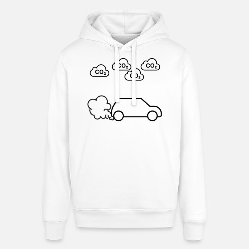 Conception des émissions de CO2 - Sweat à capuche SOUNDER Stanley/Stella Unisexe - blanc