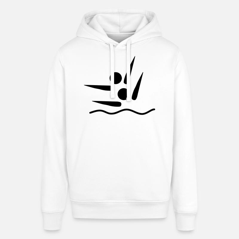 Nage synchrone - Sweat à capuche SOUNDER Stanley/Stella Unisexe - blanc