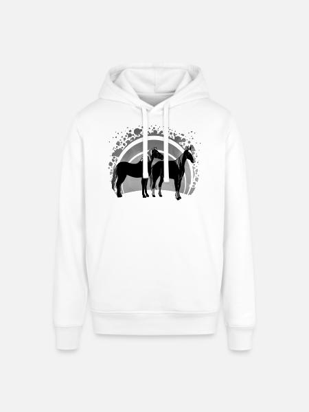 Die Pferde - Stanley/Stella Unisex Hoodie SOUNDER - Weiß
