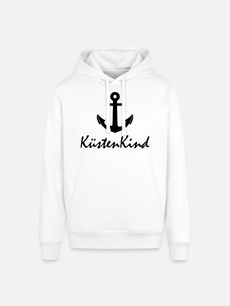 Küstenkind Anker - Stanley/Stella Unisex Hoodie SOUNDER - Weiß