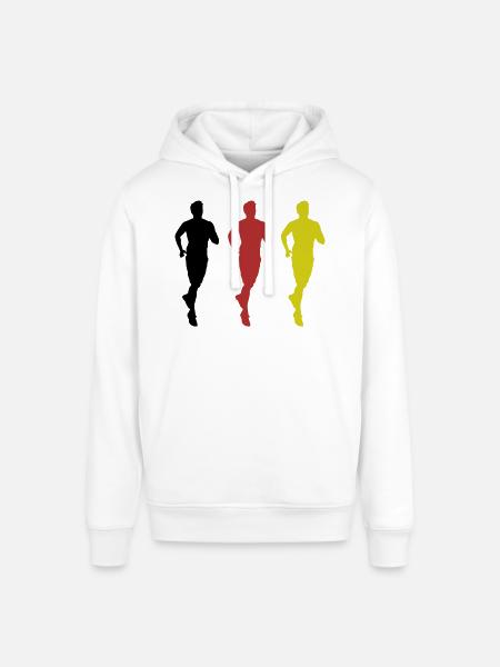Jogging Germany - Stanley/Stella SOUNDER Unisex Hoodie - white