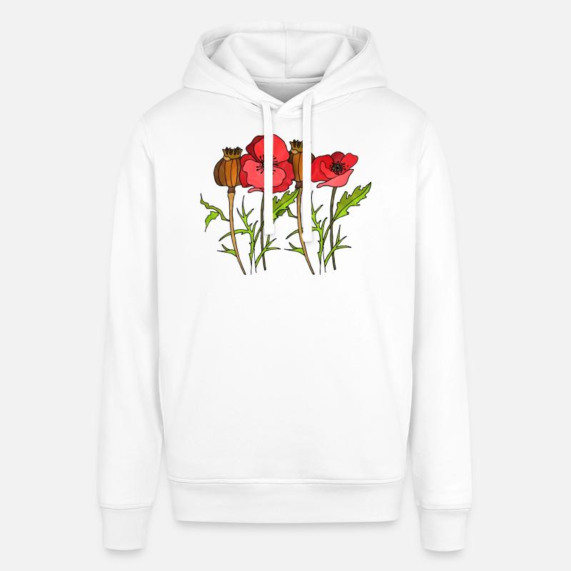 Fleur - Sweat à capuche SOUNDER Stanley/Stella Unisexe - blanc