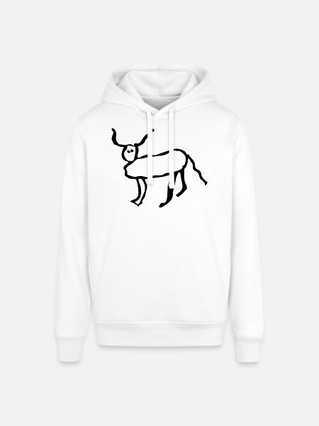 Coucou petite perruche - Sweat à capuche SOUNDER Stanley/Stella Unisexe - blanc