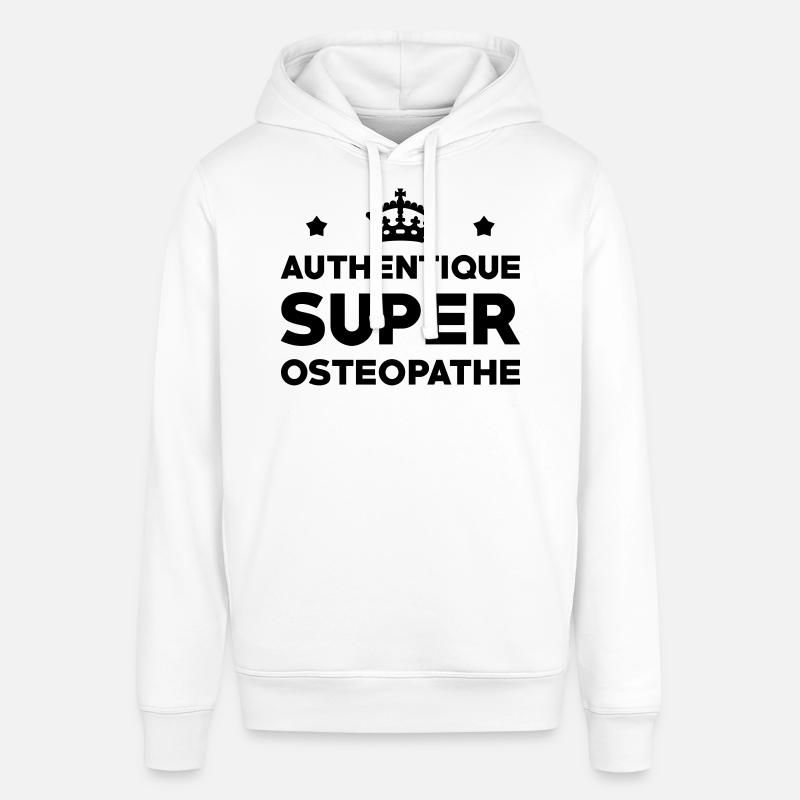 Ostéopathe / Ostéopathie / Masseur / Kiné / Ostéo - Sweat à capuche SOUNDER Stanley/Stella Unisexe - blanc