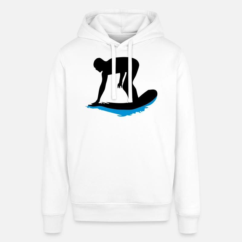 surfer_2 - Sweat à capuche SOUNDER Stanley/Stella Unisexe - blanc
