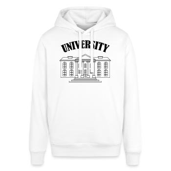 University - Stanley/Stella SOUNDER Unisex Hoodie - white - Front - Alina (178cm) & Michal (187cm)