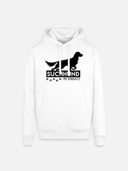 Suchhung im Einsatz - Stanley/Stella Unisex Hoodie SOUNDER - Weiß
