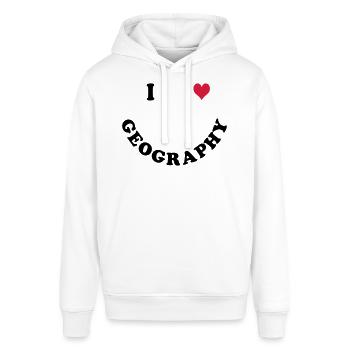 geography - Stanley/Stella SOUNDER Unisex Hoodie - white - Front - Alina (178cm) & Michal (187cm)