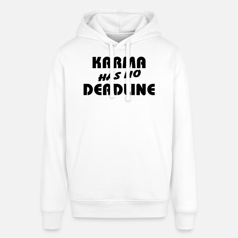 Karma has no Deadline - Sweat à capuche SOUNDER Stanley/Stella Unisexe - blanc