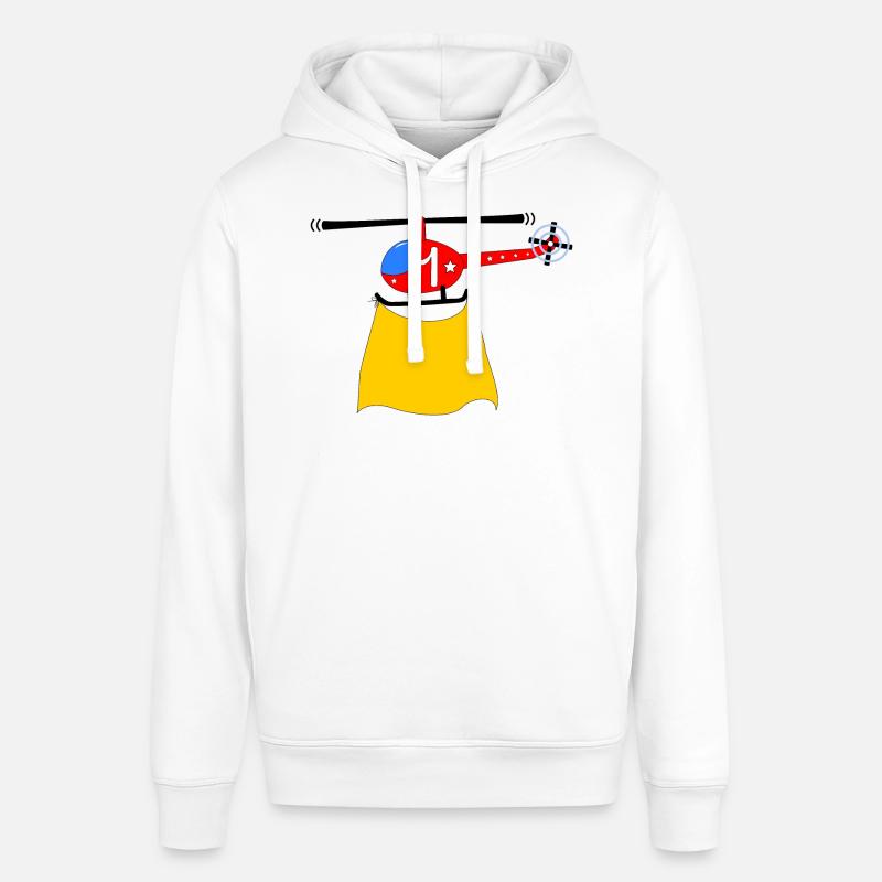 Hélicoptère Anniversaire 1 - Sweat à capuche SOUNDER Stanley/Stella Unisexe - blanc