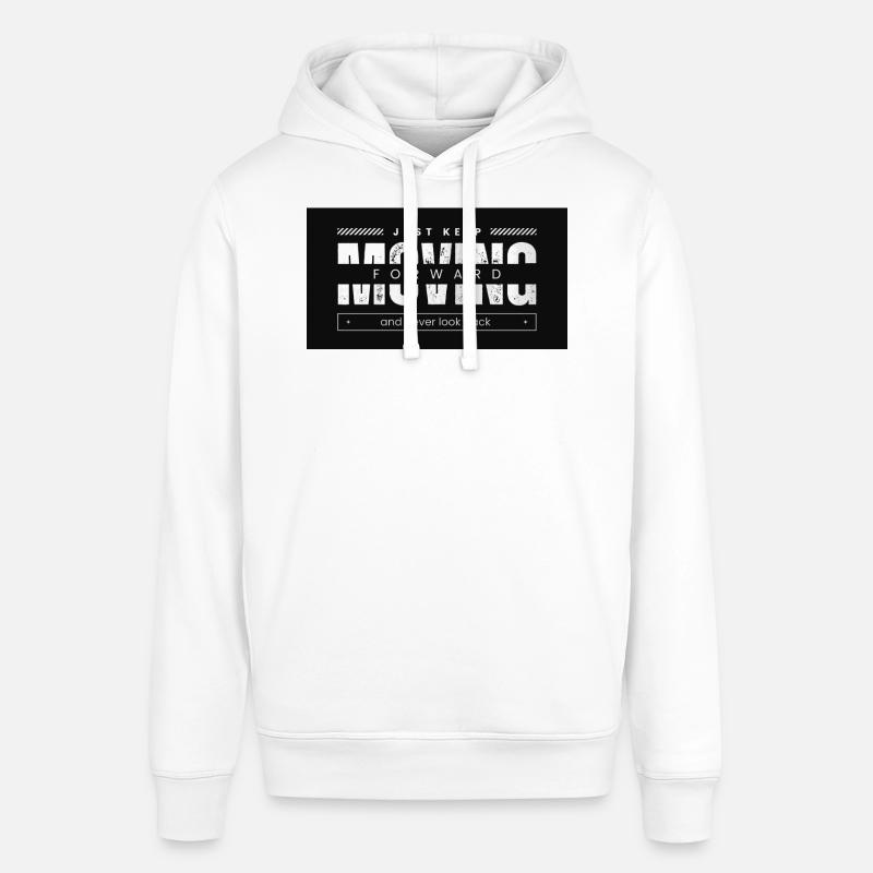 Continuez simplement à avancer - Sweat à capuche SOUNDER Stanley/Stella Unisexe - blanc