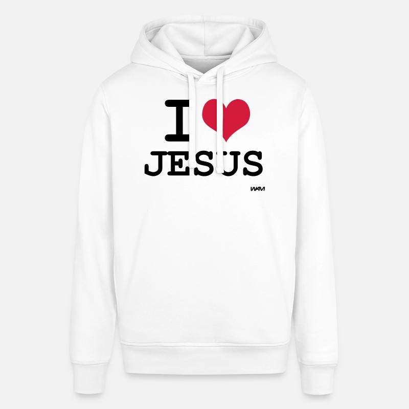 j'aime jésus par wam - Sweat à capuche SOUNDER Stanley/Stella Unisexe - blanc