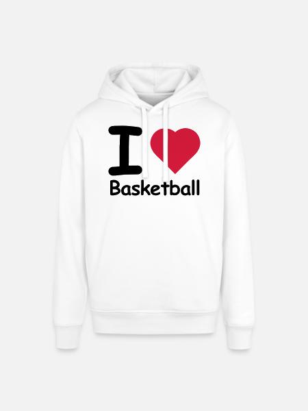 ball basket basketball - Stanley/Stella SOUNDER Unisex Hoodie - white