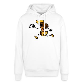 Postman Postwoman Courier - Stanley/Stella SOUNDER Unisex Hoodie - white - Front - Alina (178cm) & Michal (187cm)