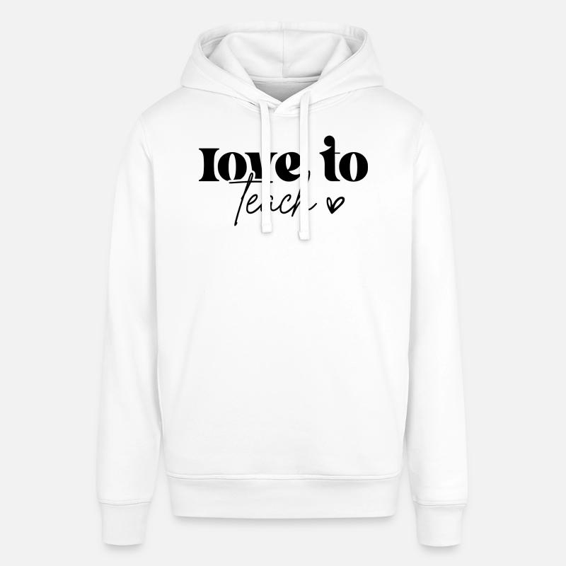 L’amour d’enseigner - Sweat à capuche SOUNDER Stanley/Stella Unisexe - blanc