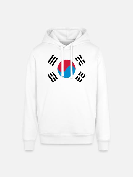 South Korea - Stanley/Stella SOUNDER Unisex Hoodie - white