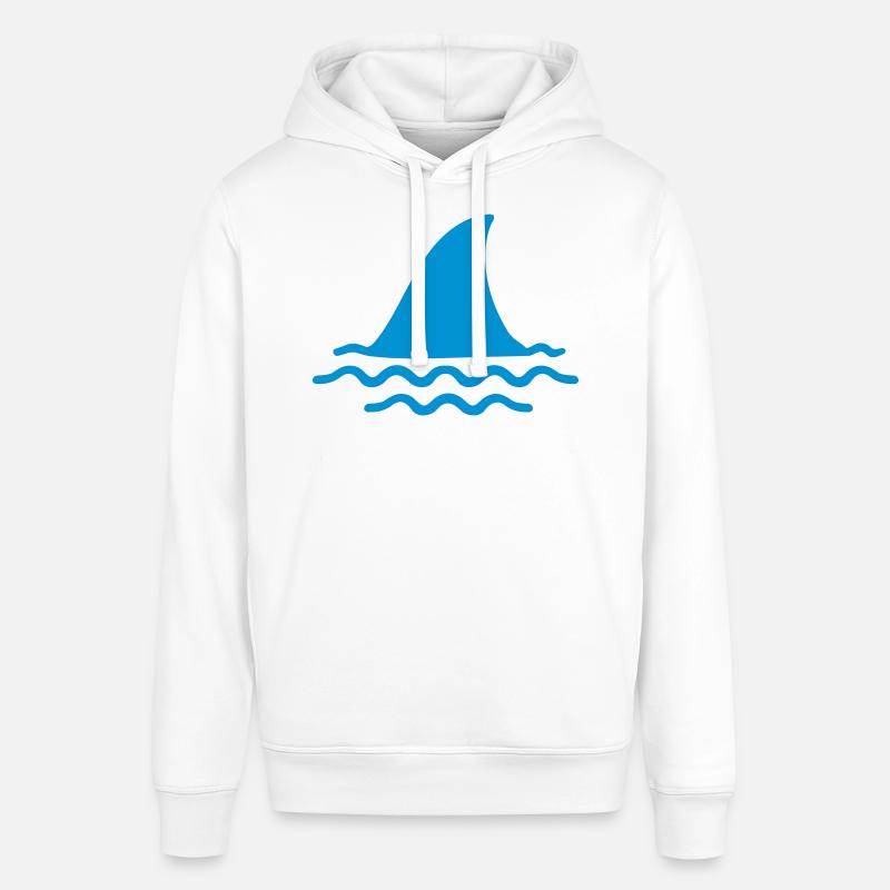 Requin - Sweat à capuche SOUNDER Stanley/Stella Unisexe - blanc