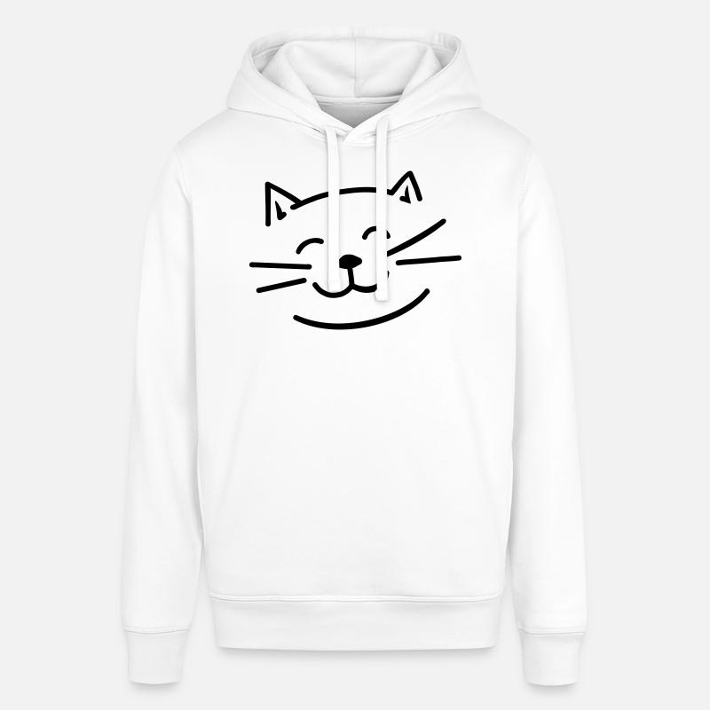 Chat - Sweat à capuche SOUNDER Stanley/Stella Unisexe - blanc