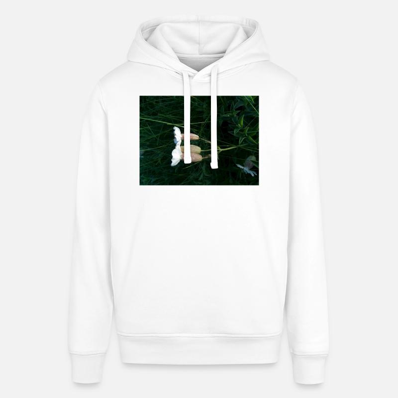 Fleur couchée par le vent - Sweat à capuche SOUNDER Stanley/Stella Unisexe - blanc