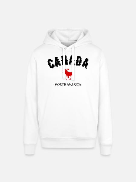 Canada north america - Stanley/Stella SOUNDER Unisex Hoodie - white
