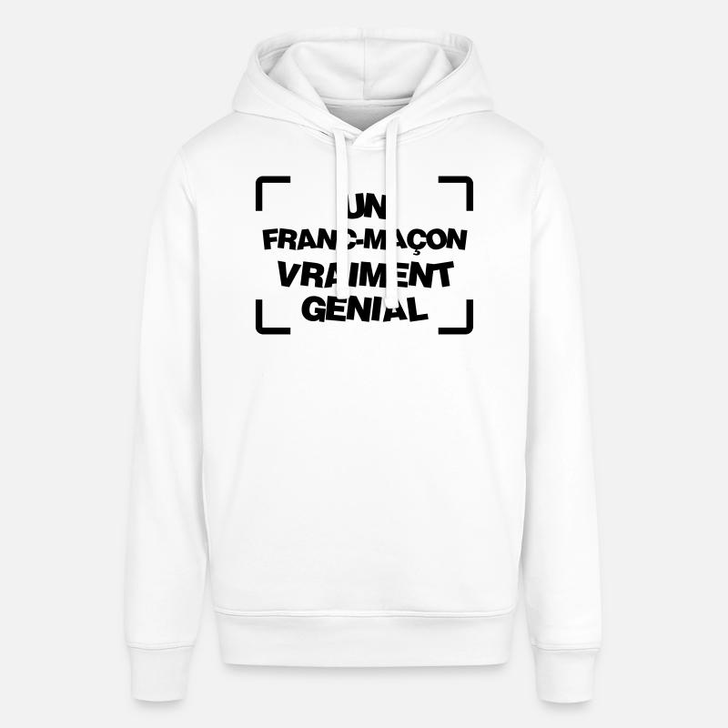 Franc-Maçonnerie / Franc Maçonnerie / Franc Maçon - Sweat à capuche SOUNDER Stanley/Stella Unisexe - blanc