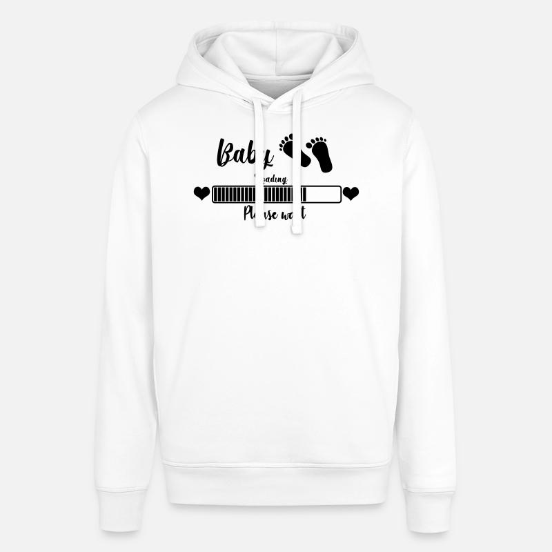 Baby Loading, Please Wait - Sweat à capuche SOUNDER Stanley/Stella Unisexe - blanc