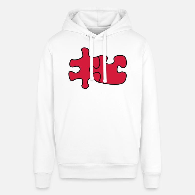 puzzle1 - Stanley/Stella SOUNDER Unisex Hoodie - white