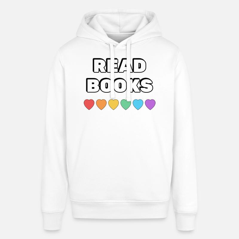 Lire des livres Rainbow Hearts - Sweat à capuche SOUNDER Stanley/Stella Unisexe - blanc