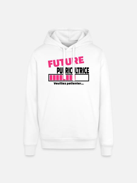 future puéricultrice - Sweat à capuche SOUNDER Stanley/Stella Unisexe - blanc