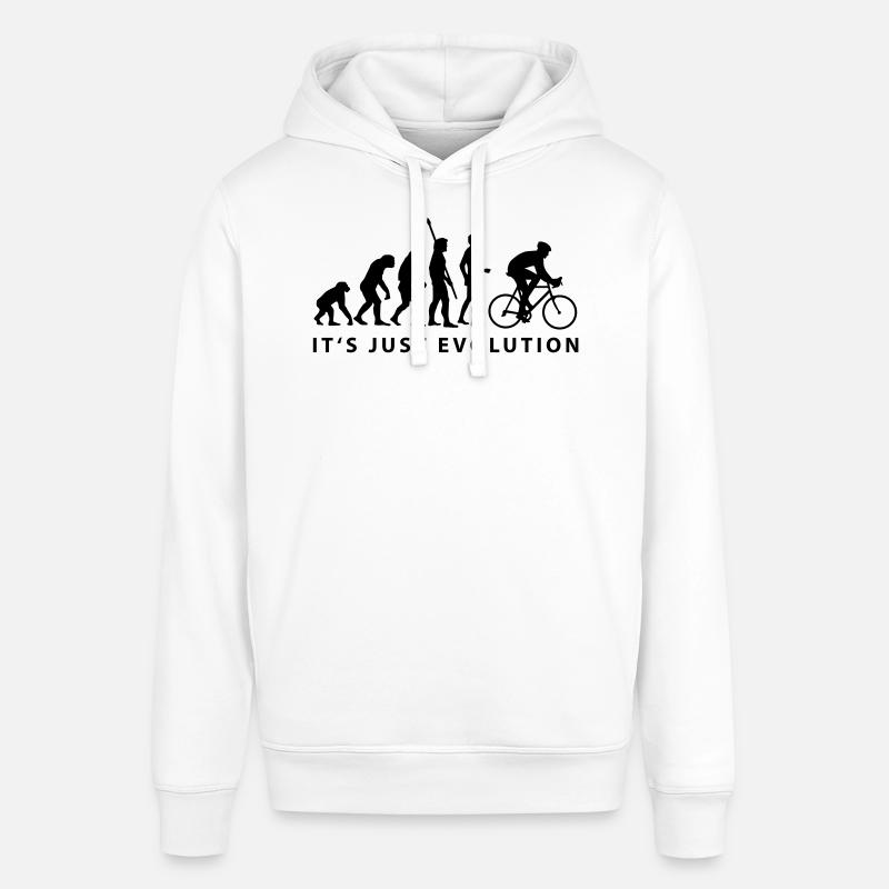 evolution_radfahrer_b - Sweat à capuche SOUNDER Stanley/Stella Unisexe - blanc