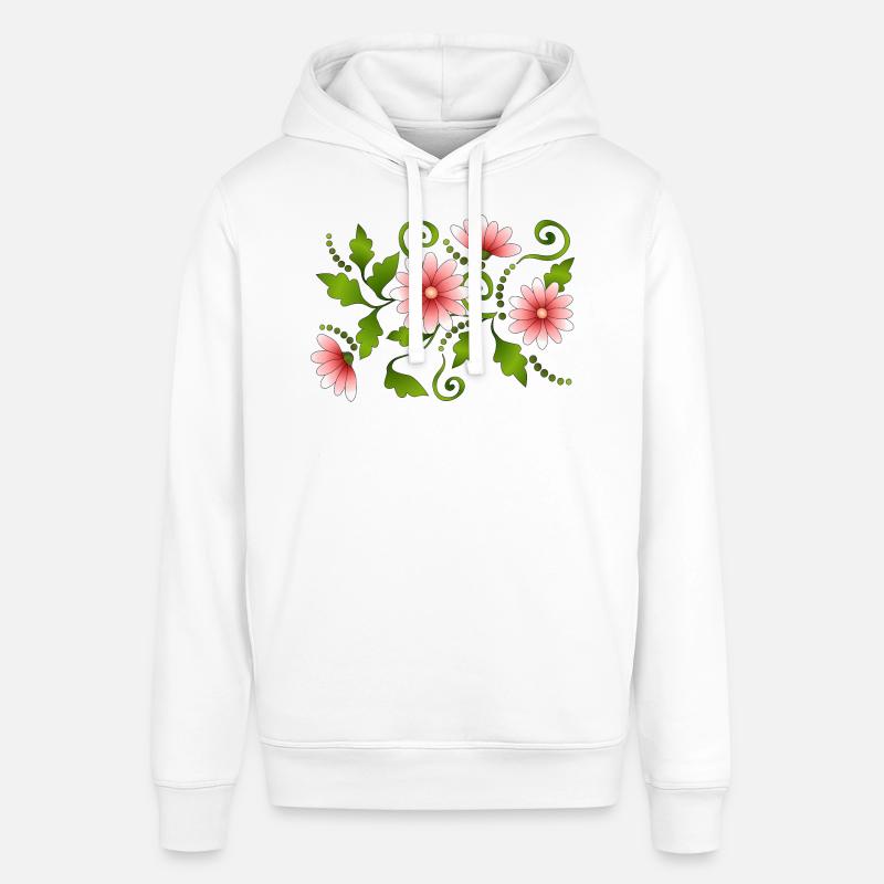 Fleur - Sweat à capuche SOUNDER Stanley/Stella Unisexe - blanc