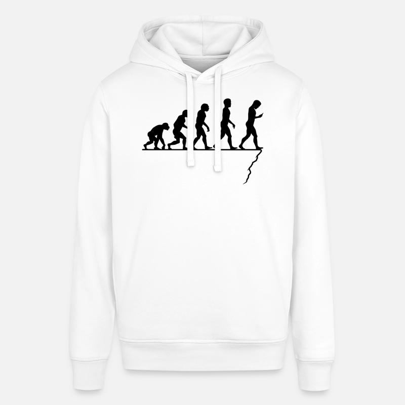 Evolution de l'humanité - Sweat à capuche SOUNDER Stanley/Stella Unisexe - blanc