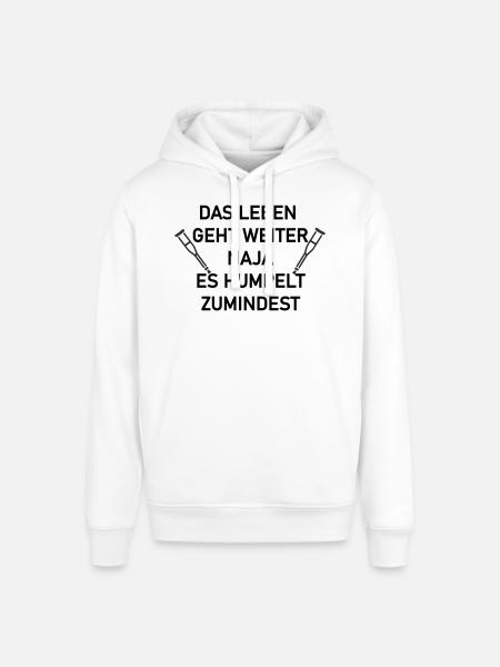 Das leben geht weiter - Stanley/Stella Unisex Hoodie SOUNDER - Weiß