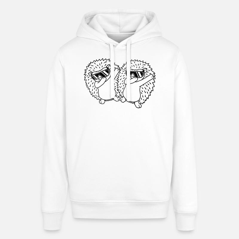 Équipe 2 dabbing Hedgehogs - Sweat à capuche SOUNDER Stanley/Stella Unisexe - blanc