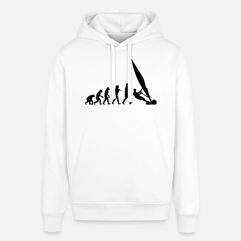 ws01 windsurf evolution - Stanley/Stella SOUNDER Unisex Hoodie - white