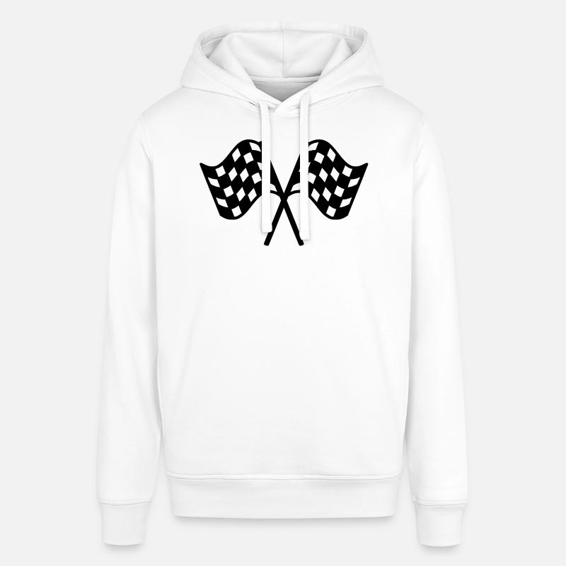 flags races, drapeaux de course - Sweat à capuche SOUNDER Stanley/Stella Unisexe - blanc