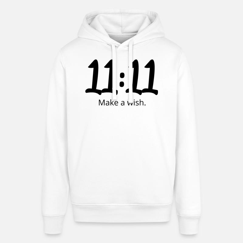 11 11 make a wish - Sweat à capuche SOUNDER Stanley/Stella Unisexe - blanc