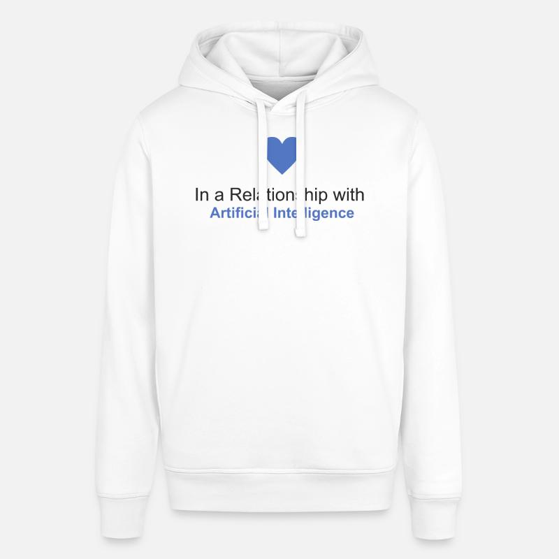 En relation avec l’Intelligence Artificielle - Sweat à capuche SOUNDER Stanley/Stella Unisexe - blanc