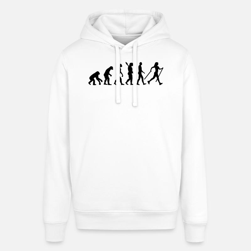 Évolution Nordic Walking - Sweat à capuche SOUNDER Stanley/Stella Unisexe - blanc