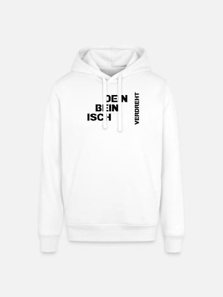 Dein Bein isch verdreht - Stanley/Stella Unisex Hoodie SOUNDER - Weiß