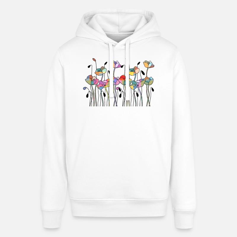 Fleur - Sweat à capuche SOUNDER Stanley/Stella Unisexe - blanc