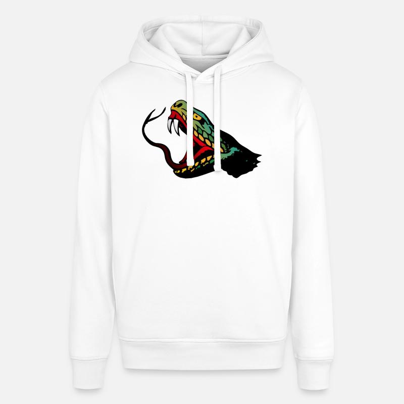 serpent tattoo tatouage - Sweat à capuche SOUNDER Stanley/Stella Unisexe - blanc