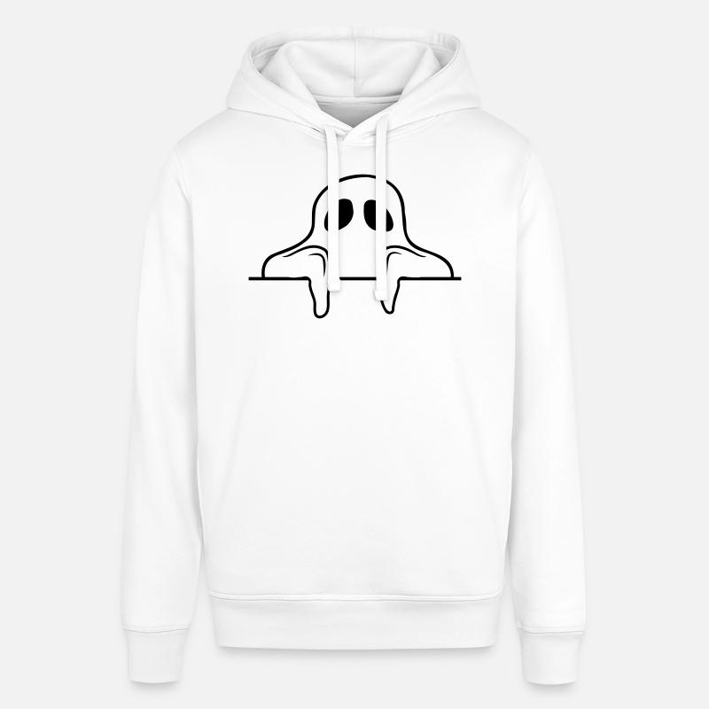 Comic Ghost Derrière le mur - Sweat à capuche SOUNDER Stanley/Stella Unisexe - blanc