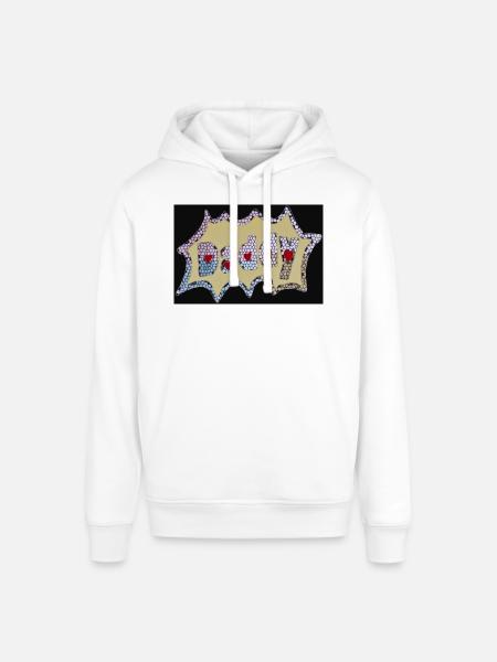 Herzddy - Stanley/Stella Unisex Hoodie SOUNDER - Weiß