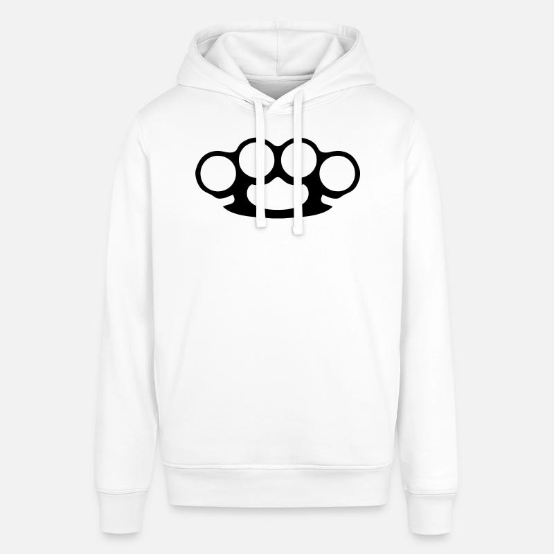 knuckle-duster - Sweat à capuche SOUNDER Stanley/Stella Unisexe - blanc